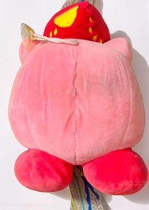 Kirby Plush with Strawberry Hat