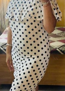 Polka Dot Print 👗 Dress