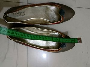Silver Brown Ballerina For Women