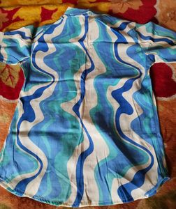 Blue Patterned Co-ord Set