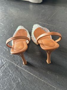Embellished Slingback Heels