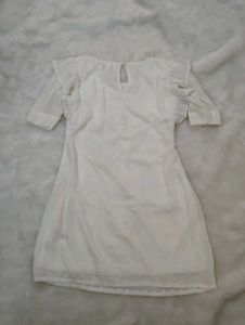 Imported Strchable Georget Chickenkari Dress