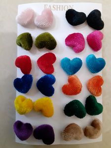 New Designer 60 Set 5 Dozen Velvet Work Stud Earri