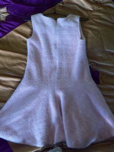 Cute Pink Fuzzy Party Dress