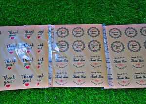 60 Pcs Eco Friendly Thankyou Sticker