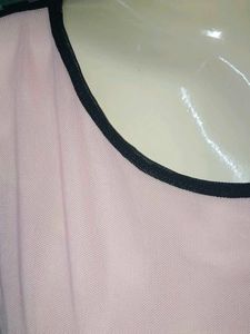 (1300)Colorful Sheer Patchwork Top