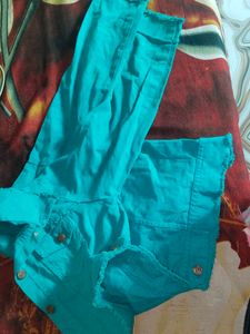 Cute Teal Denim Jacket