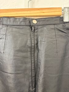 Pure leather Midi Skirt