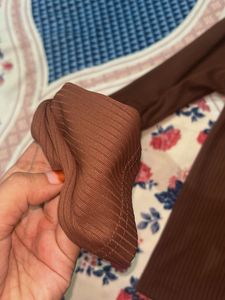 brown crop top