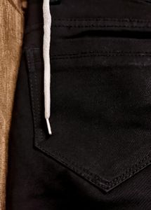 Women High Waisted Skinny Jeans (Black)