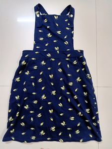 Rio Printed Dungaree With Slip Pockets