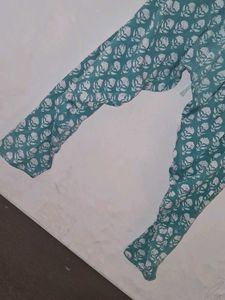 Printed Cotton Harem Pants