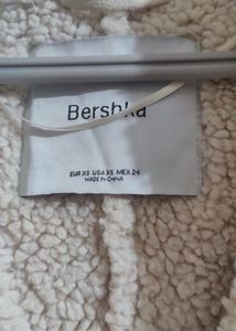 Viral Bershka Faux leather Shearling TrenchCoat