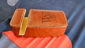 Leather Paper Weight And Phone Stand