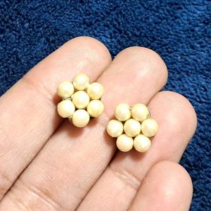 Pearl Cluster Earrings