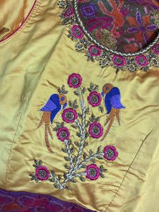 Anarkali With Embroidery Dupatta