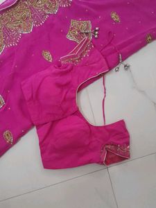 Beautiful Saree With Paded Blouse Xs Small Size