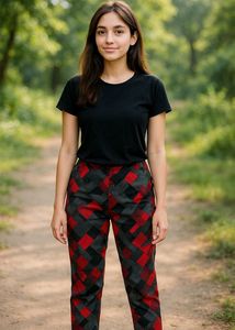 Cotton Night Suit Pant With Tie