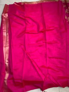 Pink Kanchipuram Banarsi Saree