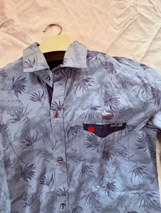 Stylish Men&#39;s Printed Casual Shirt – Size M
