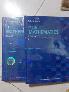 R.D. Sharma Class IX Mathematics Books