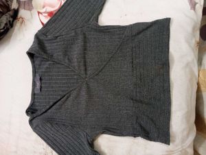 Grey Casual Top