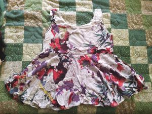 Floral Print Sleeveless Top