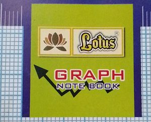 Lotus Graph Notebook (24 Graph Papers)