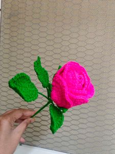 Crochet Rose Flower