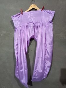 Purple Satin Salwar Suit