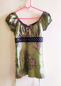 Fairycore Embroided Top