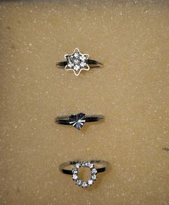 Set Of 3 Rings Size 16