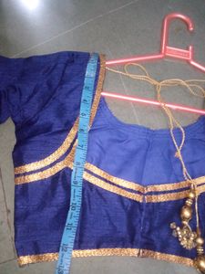 Lehenga With Stiched Blouse And Dupatta