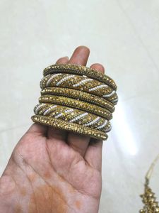 Combo Of Necklace+ Bangles