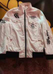 Stylish White Casual Jacket