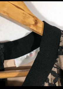 Black And Cream Jumpsuit (Womens )
