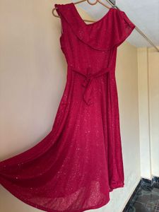Red Crimson Elegance Dress
