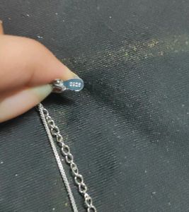 9 To 5 Silver Pendant With Diamond