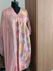 Floral Print Kurta
