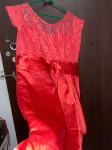 Sexy Red Lace Party Dress