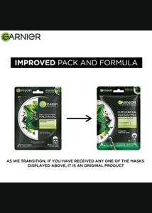 Garnier Skin Naturals, Face Mask, Hydrating &amp; Deto
