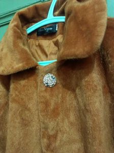 Vintage Style Faux Fur Coat