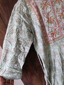 Green Frock Kurta