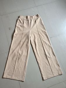 Wide Leg Beige Pants