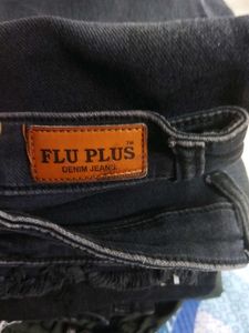 faded black/greyish straight fit jeans