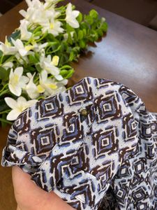 Patterned Tunic Top