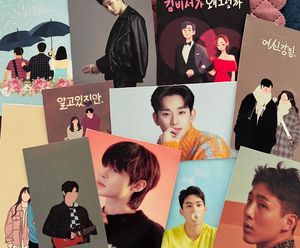 K-Drama photocards ( PACK OF 12 ) freebie sticker