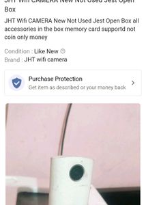 JHT Wifi CAMERANew Not Used Jest Open BoxJHT Wif