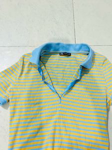 Heavily Ribbed Polo Neck Zipper