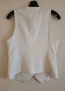 Zara Tailored Linen Blend Waistcoat